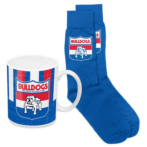 Western Bulldogs Heritage Mug and Socks Pack