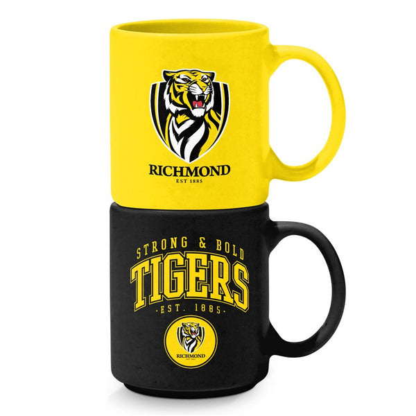 Richmond Tigers Set of 2 Stackable Mugs