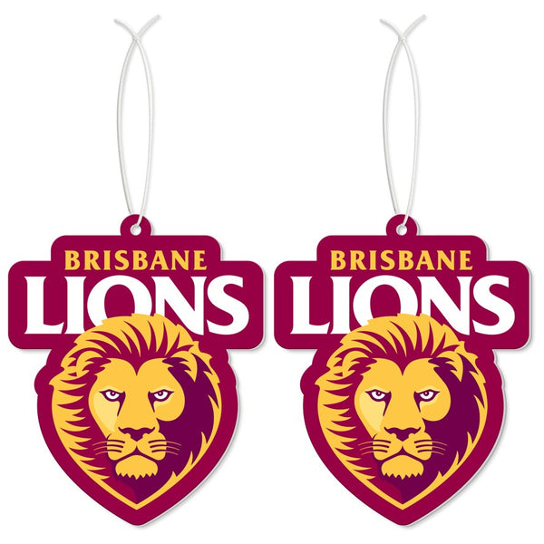 Brisbane Lions AFL Set of 2 Air Fresheners