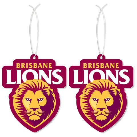 Brisbane Lions AFL Set of 2 Air Fresheners
