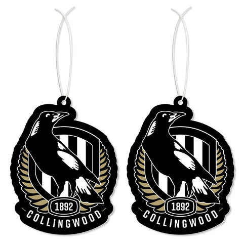 Collingwood Magpies AFL Set of 2 Air Fresheners