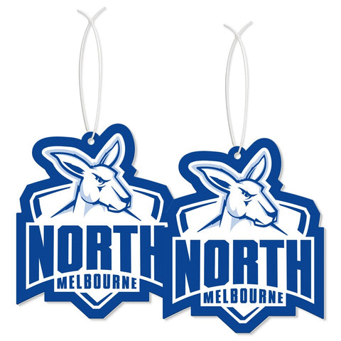 North Melbourne Kangaroos AFL Set of 2 Air Fresheners