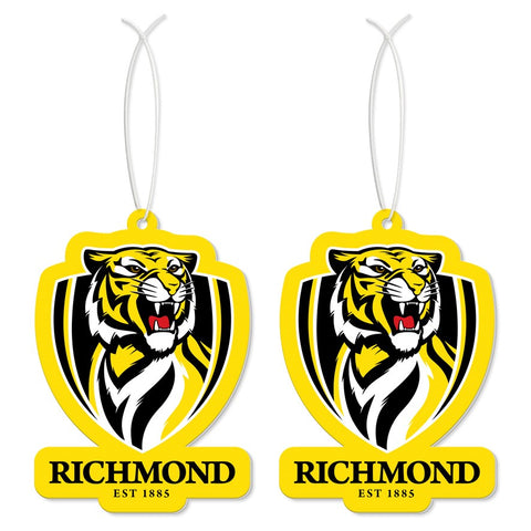 Richmond Tigers AFL Set of 2 Air Fresheners