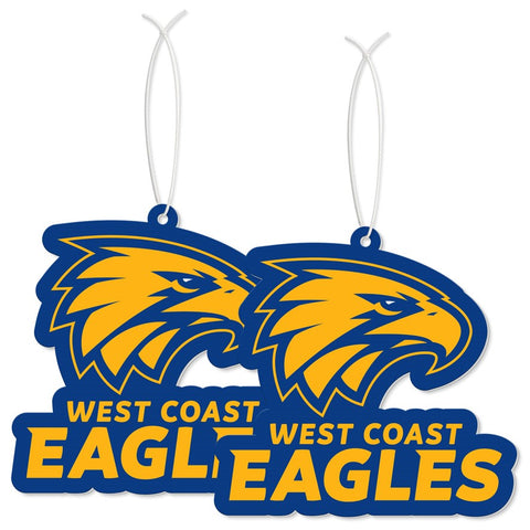 West Coast Eagles AFL Set of 2 Air Fresheners