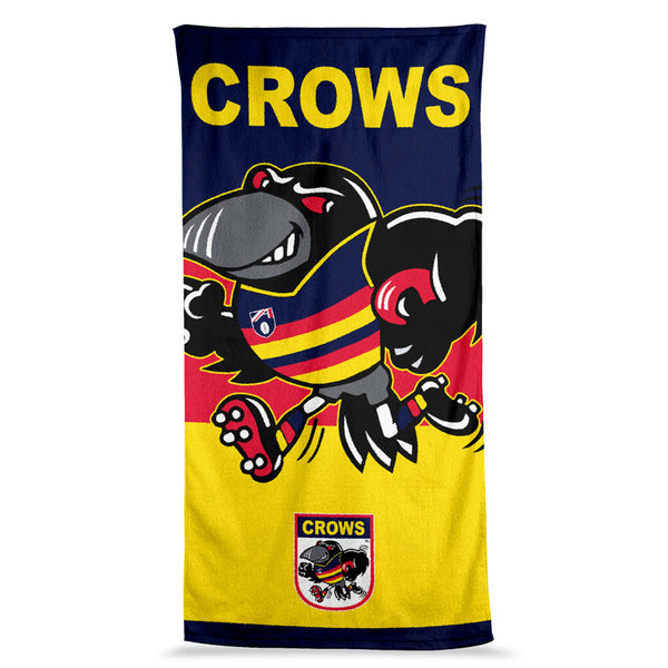 Adelaide Crows Mascot Jumbo Beach Bath Towel