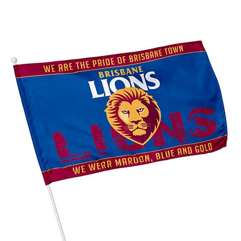 Brisbane Lions Kids Flag 30cm x 48cm