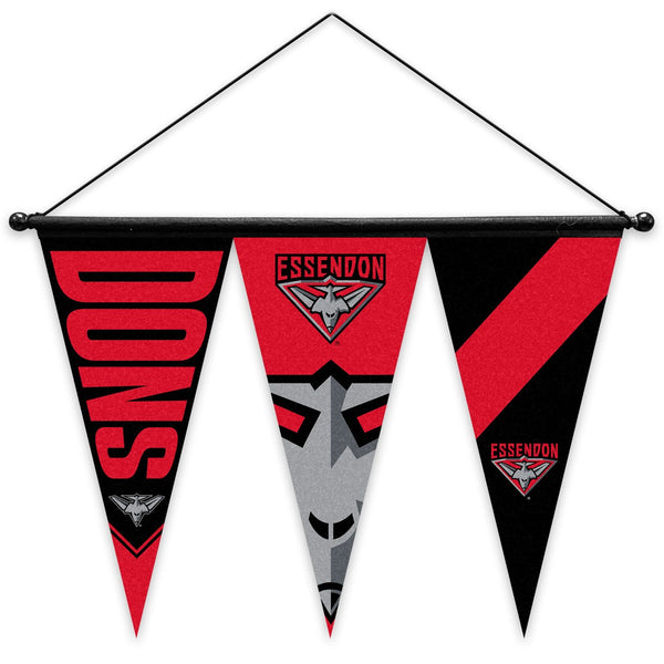 Essendon Bombers Set of 3 Felt Wall Pennant