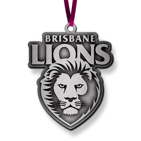 Brisbane Lions Metal Ornament