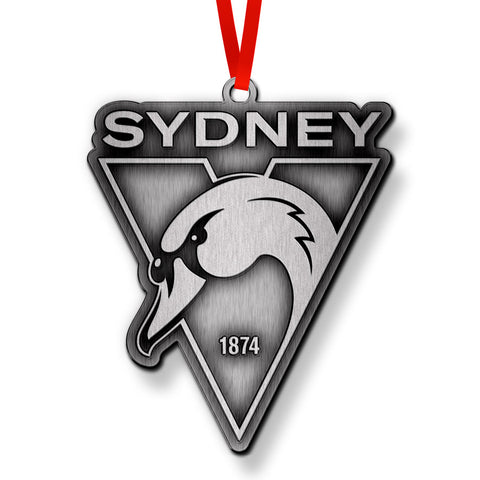 Sydney Swans Metal Ornament