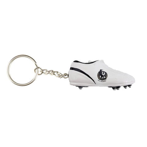 Collingwood Magpies AFL 3D Miniature Footy Boot Keyring