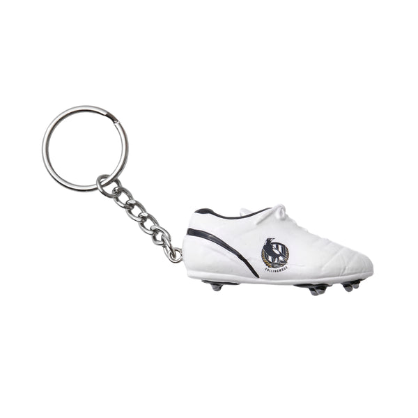 Collingwood Magpies AFL 3D Miniature Footy Boot Keyring