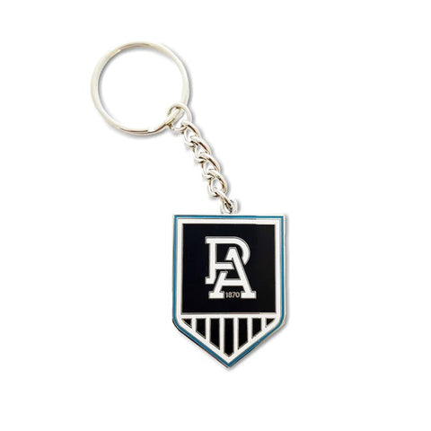 Port Adelaide Power Metallic Logo Keyring