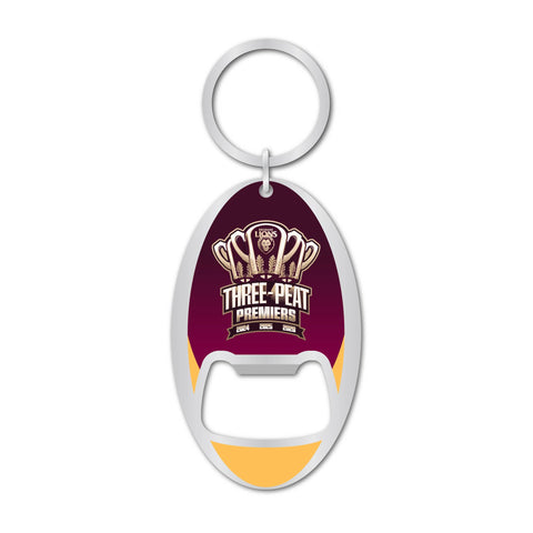 PREORDER - Brisbane Lions 2026 Premiers Premiership Bottle Opener Keyring