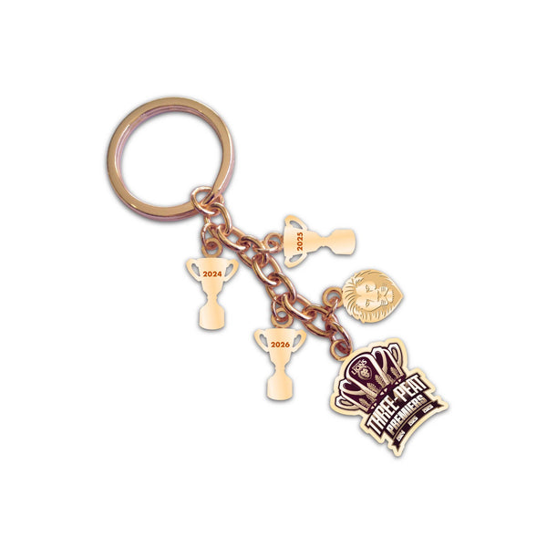 PREORDER - Brisbane Lions 2026 Premiers Premiership Charm Keyring