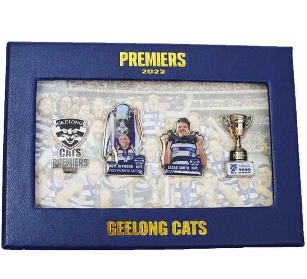 Geelong Cats AFL 2022 Premiers Pin Set