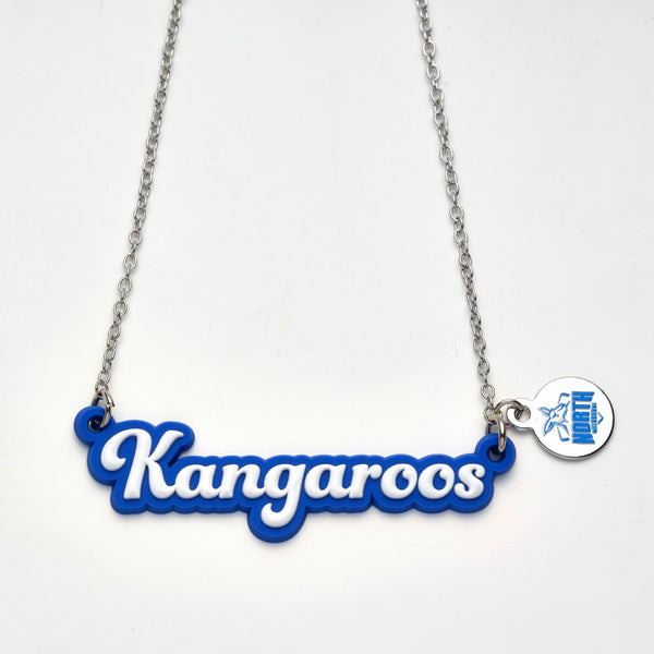 North Melbourne Kangaroos Script Necklace