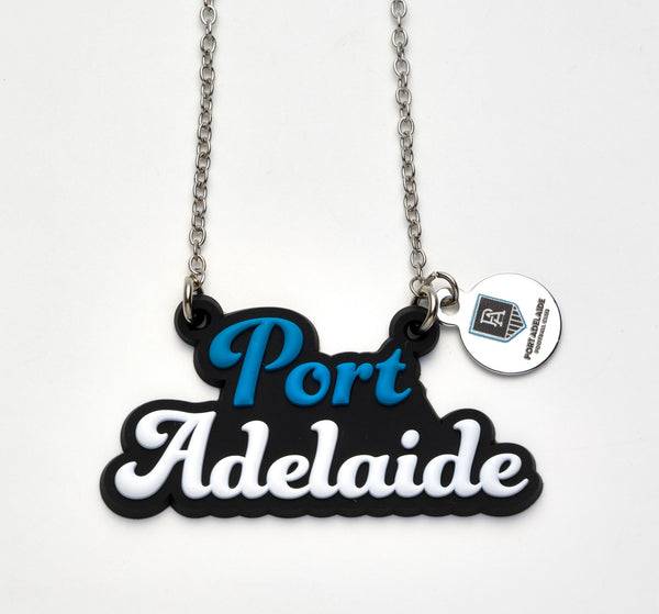 Port Adelaide Power Script Necklace