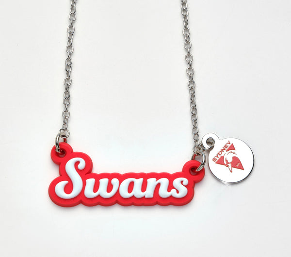 Sydney Swans Script Necklace
