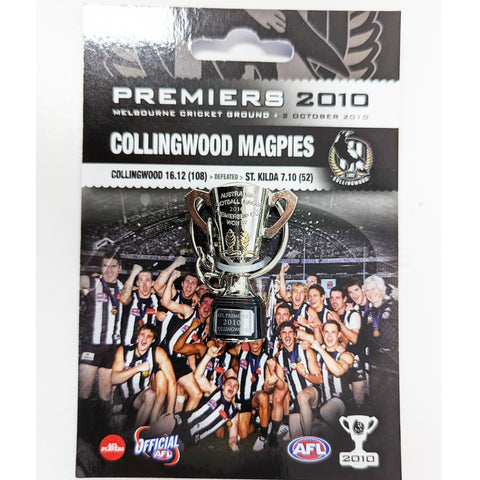 Collingwood Magpies 2010 Premiers Premiership 3D Trophy Keyring