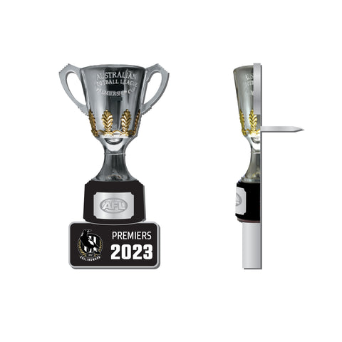 Collingwood Magpies 2023 Premiers Premiership 3D Trophy Pin