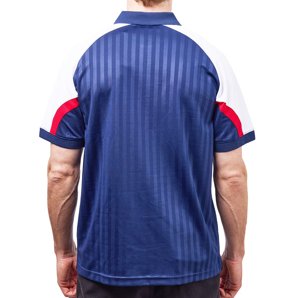 Melbourne Demons AFL Mens Shaped Panel Poly Polo Shirt