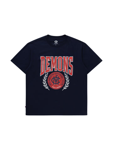 Melbourne Demons Mens Adults Arch Graphic Tee