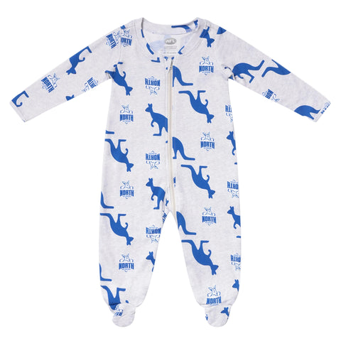 North Melbourne Kangaroos AFL Baby Newborn Coverall Romper Onesie