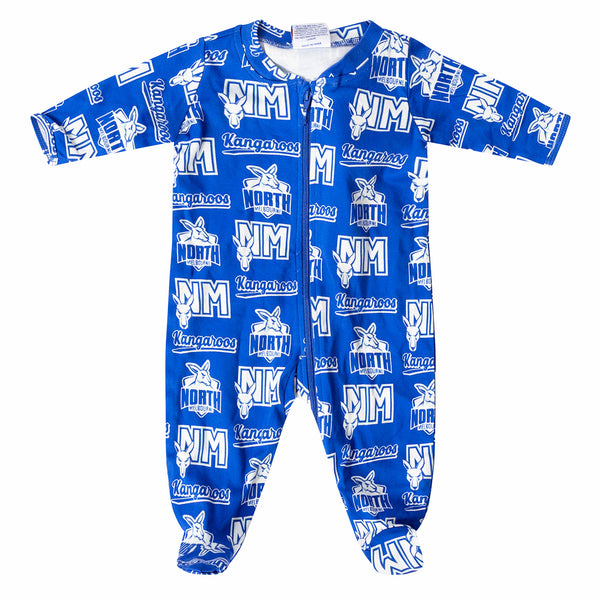 North Melbourne Kangaroos AFL Baby Infant Coverall Romper Onesie
