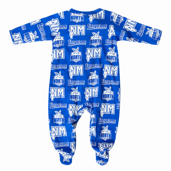North Melbourne Kangaroos AFL Baby Infant Coverall Romper Onesie