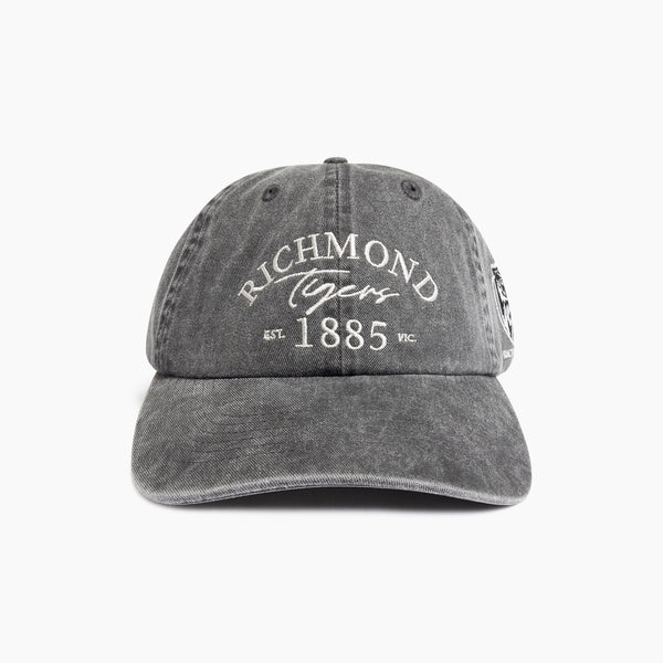 Richmond Tigers Mens Adults Acid Wash Dad Cap