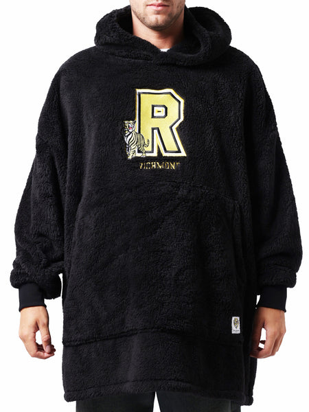 Richmond Tigers Flanket Sherpie Over Sized Blanket Hoodie