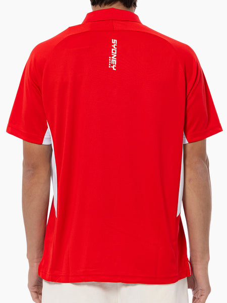 Sydney Swans Mens Adults Active Polo Shirt