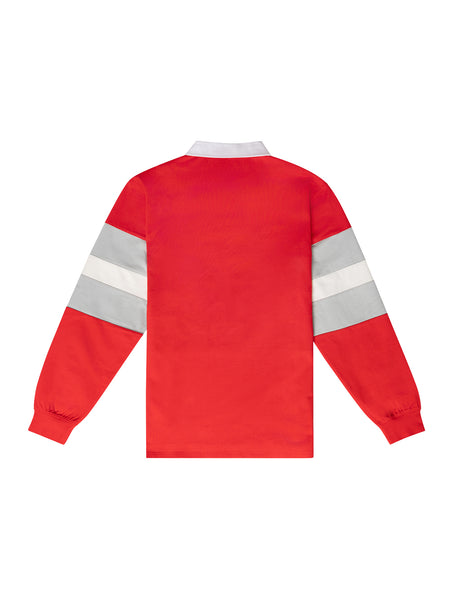 Sydney Swans Mens Adults Paneled Rugby Top Polo