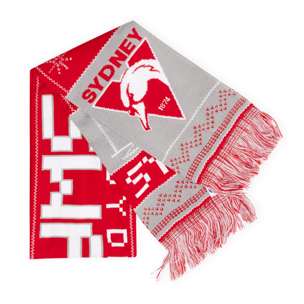 Sydney Swans Mens Adults Winter Wonderland Ugly Scarf