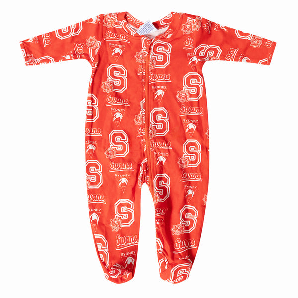 Sydney Swans AFL Baby Infant Coverall Romper Onesie