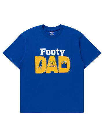 West Coast Eagles Mens Adults Dad Tee