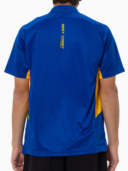 West Coast Eagles Mens Adults Active Polo Shirt