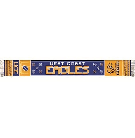 West Coast Eagles Mens Adults Ugly Scarf