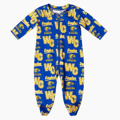West Coast Eagles Baby Infant Coverall Romper Onesie