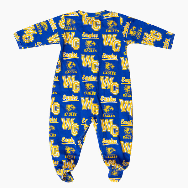 West Coast Eagles AFL Baby Infant Coverall Romper Onesie