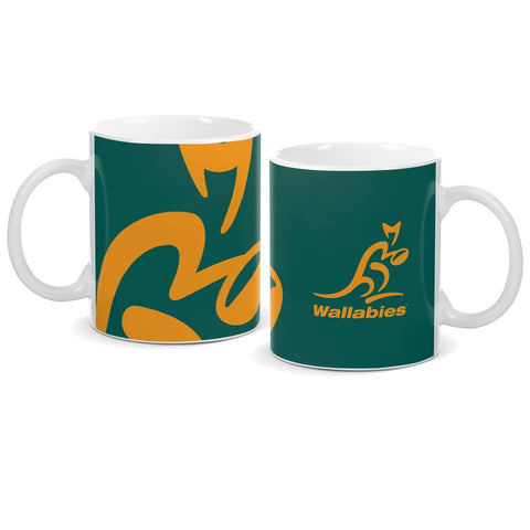 Wallabies Rugby Union Ceramic Logo Mug