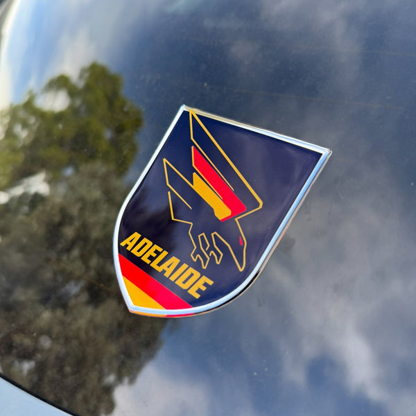 Adelaide Crows Premium Chrome Logo Car Decal Coated Auto Sticker