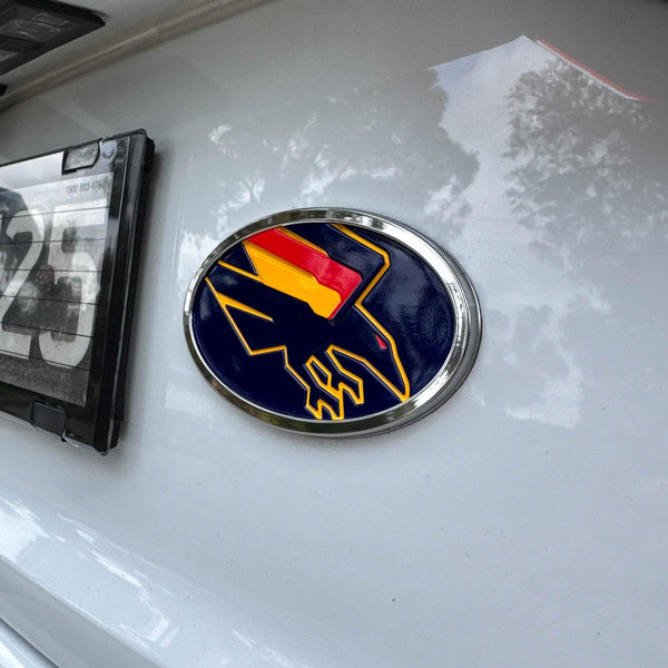 Adelaide Crows 3D Peel-N-Stick Chrome Car Badge Decal Coated Auto Sticker