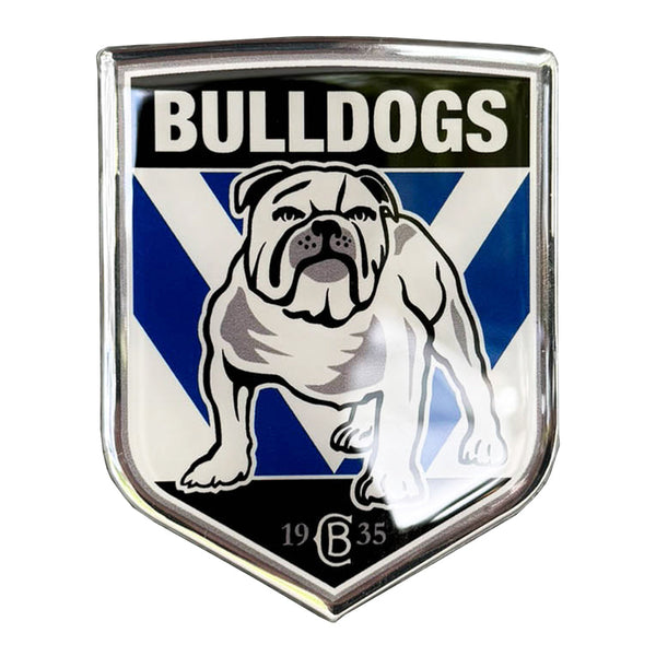 Canterbury Bulldogs NRL Premium Chrome Logo Decal Sticker