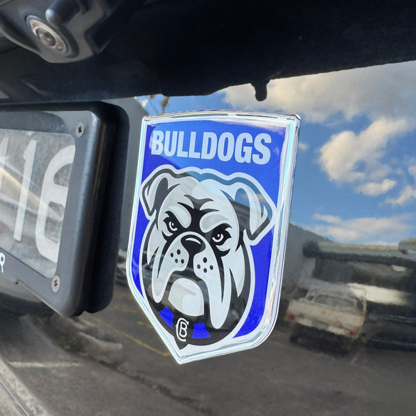 Canterbury Bulldogs NRL Premium Chrome Logo Decal Sticker
