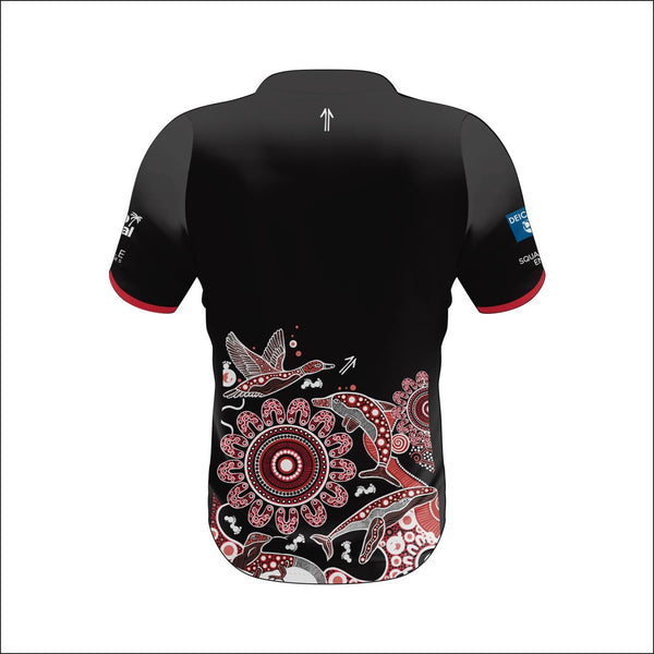 St George Dragons NRL Mens Adults Indigenous 2024 Polo T-Shirt