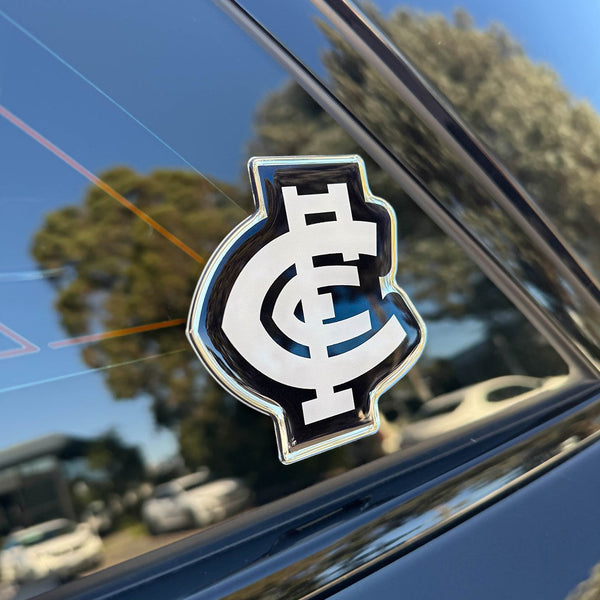Carlton Blues Premium Chrome Car Decal Coated Auto Sticker