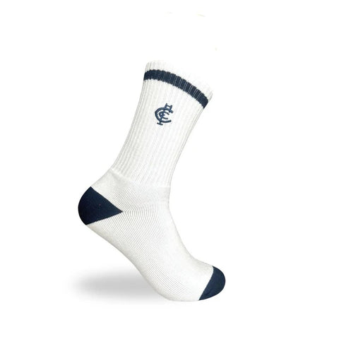 Carlton Blues Full Terry Sport Crew Socks