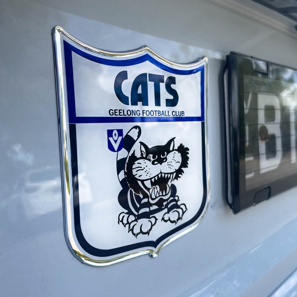 Geelong Cats Retro Logo Car Decal Coated Auto Sticker