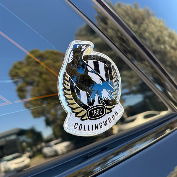 Collingwood Magpies Premium Chrome Car Decal Coated Auto Sticker